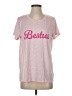 Jaclyn Intimates Pink Short Sleeve T-Shirt Size S - photo 1