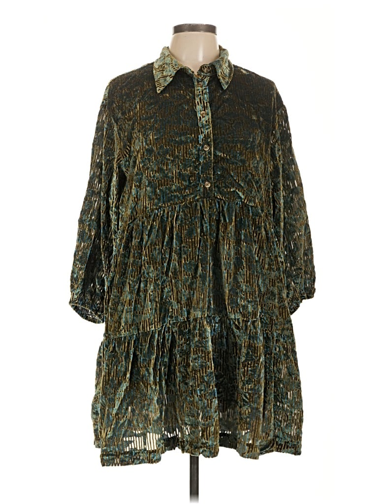 Pre-owned Maeve Casual Dress In Green