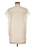 J.Crew 100% Polyester Ivory Short Sleeve Blouse Size 8 - photo 2