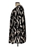 H&M 100% Polyester Chevron-herringbone Black Casual Dress Size L - photo 5