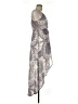 Lily Rose 100% Polyester Paisley Gray Cocktail Dress Size M - photo 4