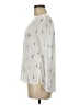 Hinge 100% Rayon Ivory Long Sleeve Blouse Size M - photo 5