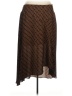 Halogen 100% Polyester Chevron-herringbone Brown Casual Skirt Size 1X - photo 1