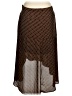 Halogen 100% Polyester Chevron-herringbone Brown Casual Skirt Size 1X - photo 2