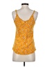 Shyanne 100% Rayon Yellow Sleeveless Top Size XS - photo 2