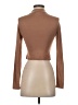Cotton Candy Brown Long Sleeve Top Size S - photo 2