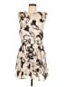 ALLSAINTS 100% Polyester Print Ivory Cocktail Dress Size 8 - photo 1