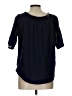 Sharagano Blue Short Sleeve Blouse Size L - photo 2