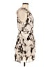 ALLSAINTS 100% Polyester Print Ivory Cocktail Dress Size 8 - photo 4