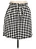 Living Doll Checkered-gingham Gray Casual Skirt Size M - photo 1