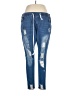 Unbranded Hearts Blue Jeans Size 3X - photo 1
