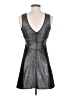 BCBGeneration Metallic Silver Cocktail Dress Size 2 - photo 2