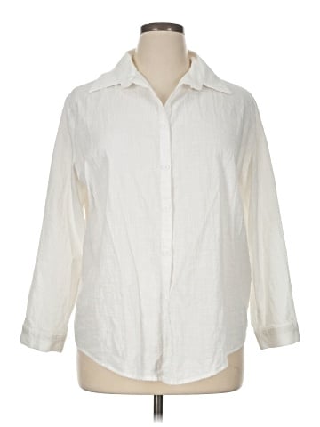 In'Voland 3/4 Sleeve Button-Down Shirt (view 1)