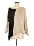 TINA Stephens Color Block Tan Pullover Sweater One size - photo 1