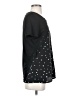 Worthington 100% Polyester Stars Black Short Sleeve Top Size S - photo 4