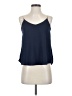 Ela 100% Polyester Blue Sleeveless Top Size XS - photo 1