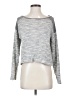 C&C California Metallic Silver Pullover Sweater Size S - photo 1