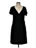 BCBGMAXAZRIA Solid Black Casual Dress Size L (petite) - photo 1
