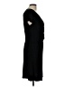 BCBGMAXAZRIA Solid Black Casual Dress Size L (petite) - photo 4