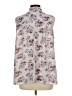St. Tropez West 100% Polyester Gray Sleeveless Blouse Size L - photo 2