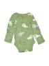 Carter's 100% Cotton Green Long Sleeve Onesie Size Preemie - photo 2