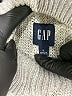 Gap 100% Cotton Solid Gray Turtleneck Sweater Size L - photo 7