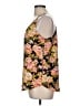Ann Taylor LOFT 100% Polyester Floral Black Yellow Sleeveless Blouse Size M - photo 5