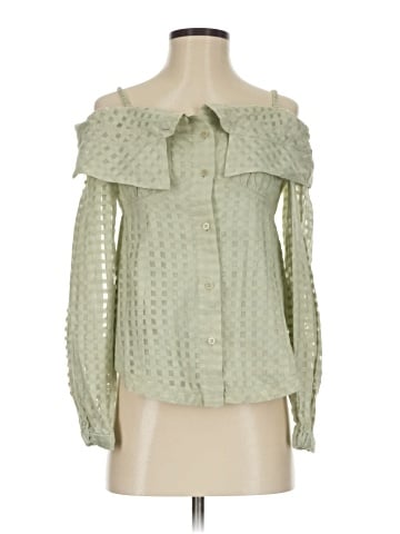 Jonathan Simkhai Long Sleeve Blouse (view 1)