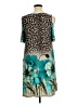 Lilypad Animal Print Teal Casual Dress Size 1X - photo 2