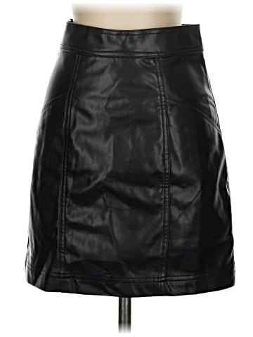 H&M Faux Leather Skirt (view 1)