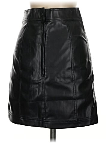 H&M Faux Leather Skirt (view 2)