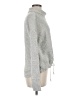 Sweaty Betty 100% Polyester Metallic Gray Turtleneck Sweater Size 6 - photo 4