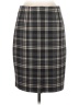 Amanda + Chelsea Plaid Gray Formal Skirt Size M - photo 2