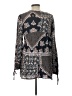 Maurices Black Long Sleeve Blouse Size L - photo 2