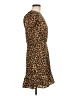 Aqua 100% Polyester Animal Print Brown Cocktail Dress Size M - photo 4