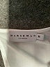 Harshman 100% Cotton White Short Sleeve Blouse Size M - photo 6