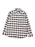Lands' End 100% Cotton Plaid White Long Sleeve Button-Down Shirt Size 10 - photo 1