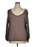 Bibi Brown Pullover Sweater Size XL (estimated) - photo 1