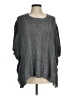 Minnie Rose 100% Cotton Gray Poncho Size Med - Lg - photo 1