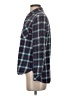 Love Notes 100% Cotton Plaid Teal Long Sleeve Button-Down Shirt Size S - photo 5