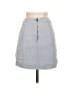 Free People Chevron-herringbone Blue Gray Denim Skirt Size 0 - photo 2