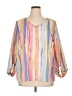 Bibi Orange 3/4 Sleeve Blouse Size XL - photo 1