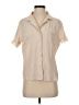 Unbranded Tan Short Sleeve Blouse Size S - photo 1