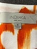 Indikka 100% Cotton Print Orange Jacket Size S - photo 6