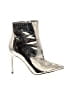 Nine West Metallic Silver Gray Ankle Boots Size 7 1/2 - photo 1