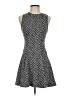 BCBGeneration Chevron-herringbone Black Cocktail Dress Size 0 - photo 1