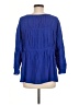 C established 1946 Blue 3/4 Sleeve Blouse Size M - photo 2