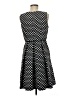 Sandra Darren 100% Polyester Polka Dots Black Casual Dress Size 8 - photo 2