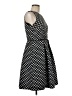 Sandra Darren 100% Polyester Polka Dots Black Casual Dress Size 8 - photo 4