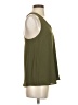 Banana Republic 100% Polyester Green Sleeveless Blouse Size XS - photo 4